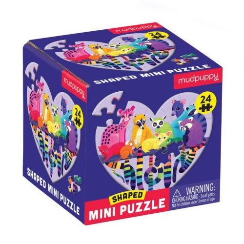 Mudpuppy 24 Pc Mini Puzzle Love In The Wild Bobangles