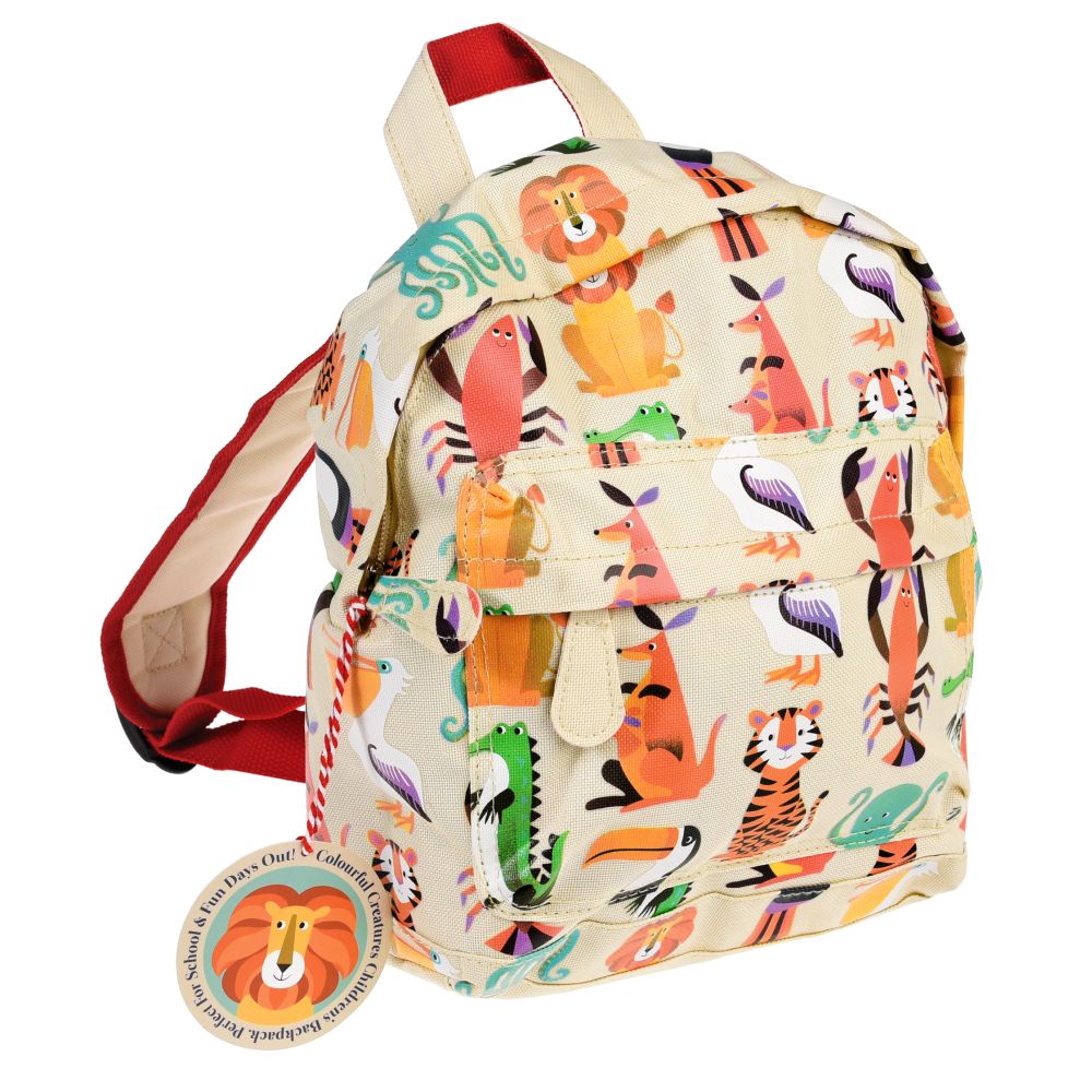 Rex London Mini Backpack - Colourful Creatures - Bobangles